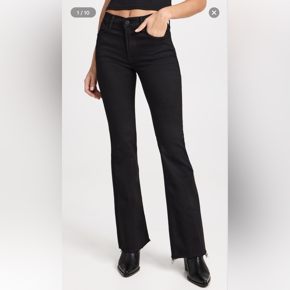 FRAME Le Easy Flare Raw After Jeans